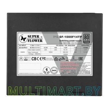Блок питания Super Flower Leadex V Platinum Pro Black 1000W (SF-1000F14TP) картинка 3